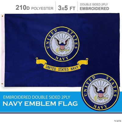 US Navy (Emblem) 3x5 Polyester Flag