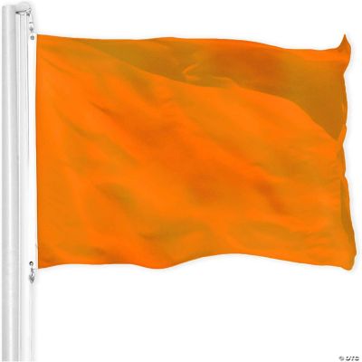G128 1PK Solid Orange Color Flag 3x5 feet Printed 150D Indoor or ...