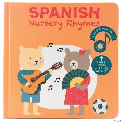 Cali's Books Spanish Nursery Rhymes Sound Bilingual Book Oriental Trading