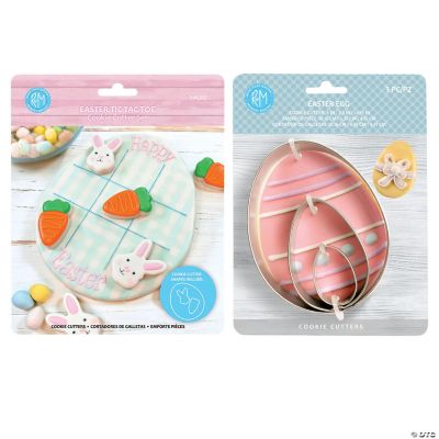 Easter Bunny & Carrot Cookie Cutter Platter Set