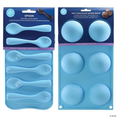 Wangxldd Silicone Chocolate Candy Molds Silicone Baking Molds for Cake  Fancy Shapes 
