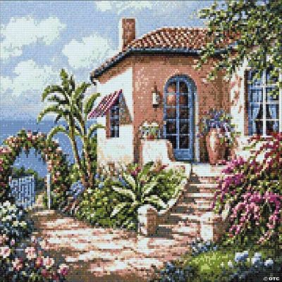Crafting Spark (Wizardi) - Coastal Cottage View WD089 18.9 x 14.9