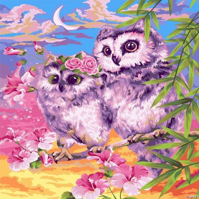 Ooly - Colorific Canvas Paint by Number Kit: Brilliant Bird