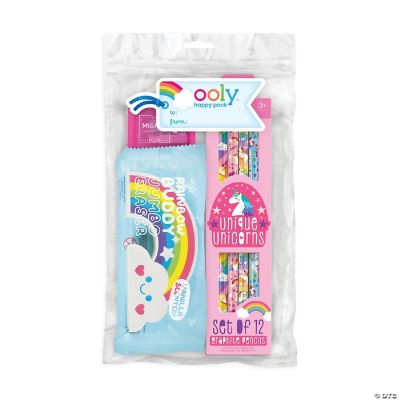 OOLY Stamp-A-Doodle Double-Ended Markers (Set of 12 w/ 9 Colors)