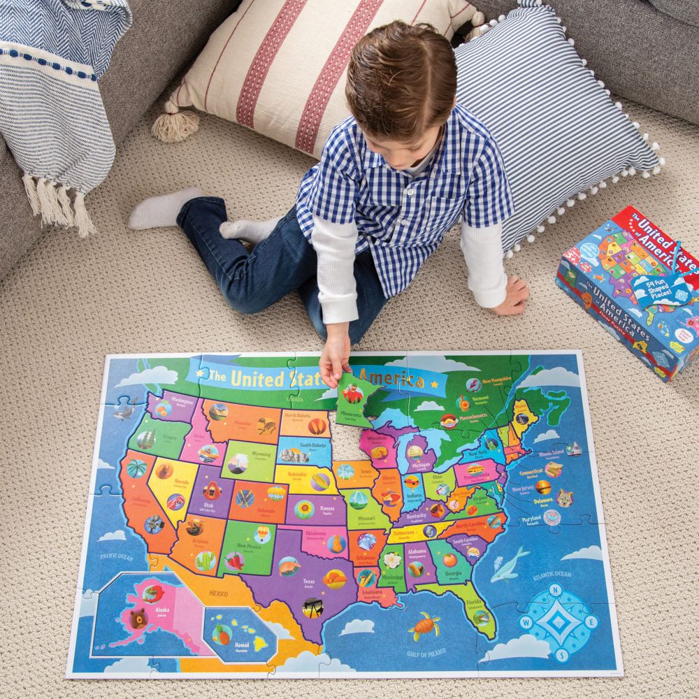 USA Floor Puzzle From MindWare