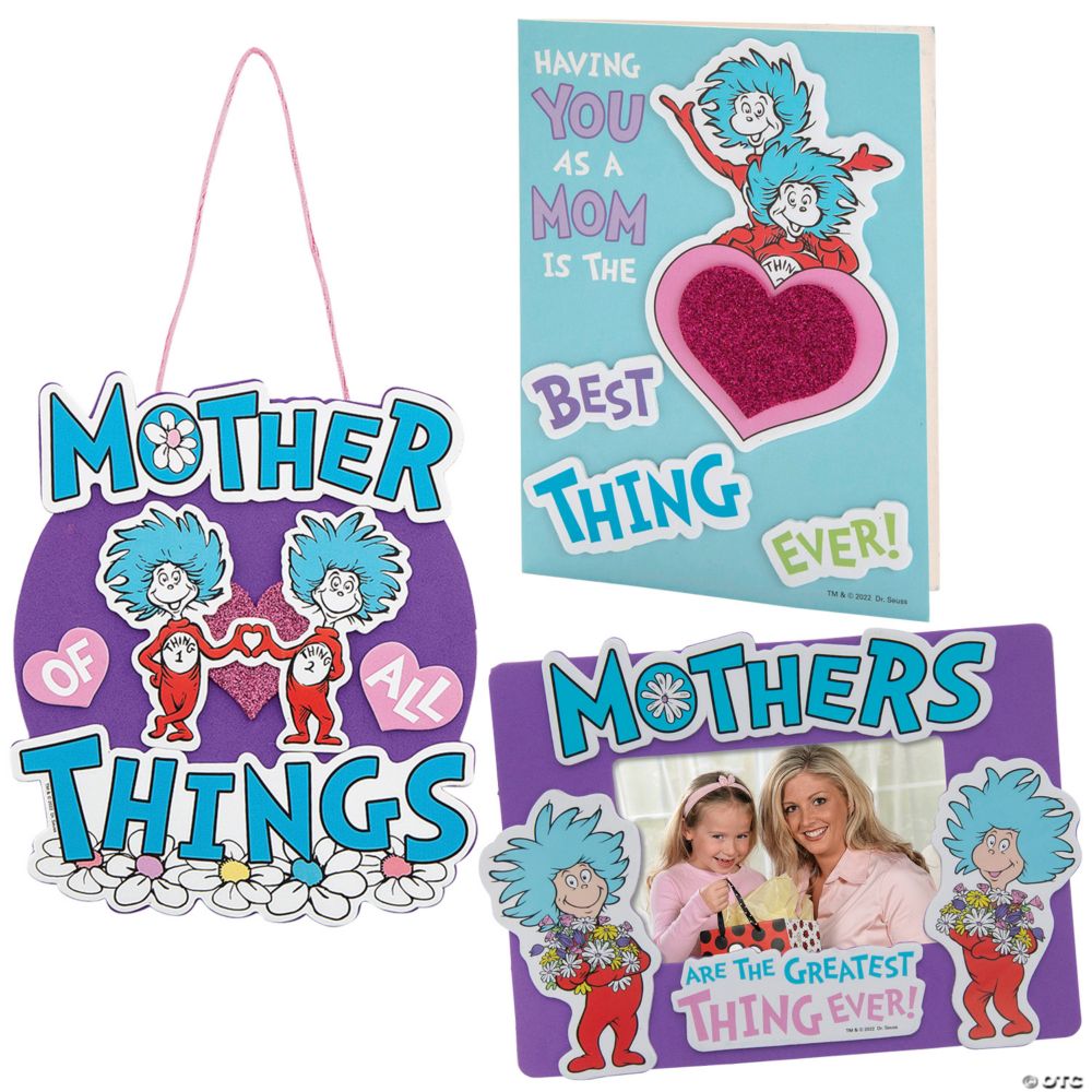 36 Pc Dr. Seuss™ Mother's Day Craft Kit Assortment