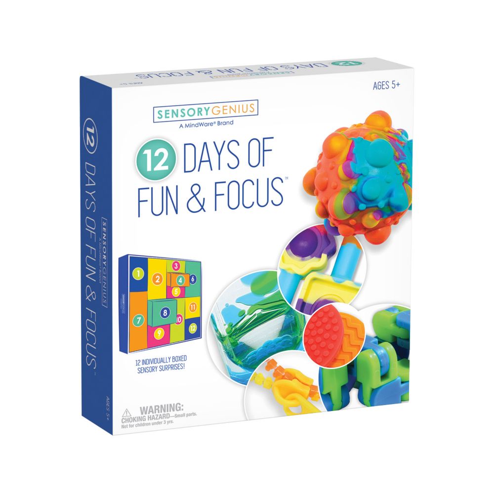 Sensory Genius 12 Days of Fun & Focus Fidget Toy Set From MindWare