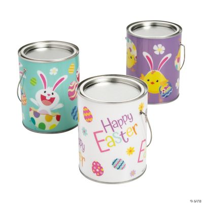 Paint Bucket Favor Containers - 6 Pc.