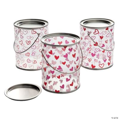 Paint Bucket Favor Containers - 6 Pc.