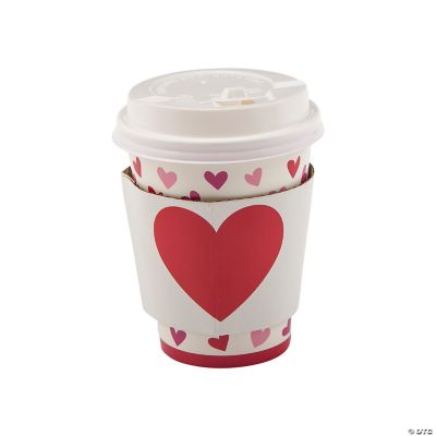 Hot Coffee Cup With Hearts . Valentines Day Coffee Cup . Color Changing Hot  Cup . Reusable Cup . to Go Coffee Cup . Travel Coffee Mug 