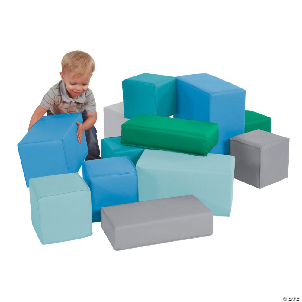 SoftScape Big Block Set, 12-Piece - Contemporary From MindWare
