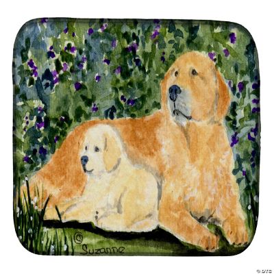 Caroline Treasures Bandiera In Tela Per Casa Con Golden Retriever - 28x40 Pollici (71x101 Cm), Prodotta Negli USA