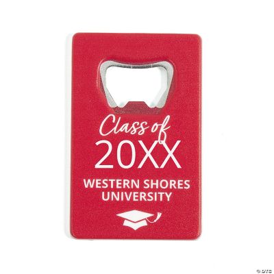 Personalized Credit Card Bottle Opener Favors