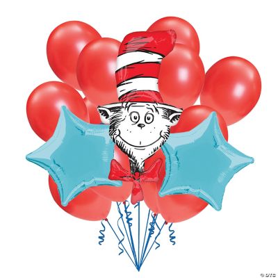 Dr. Seuss™ The Cat in the Hat™ Balloon Bouquet- 28 Pc. | Oriental Trading