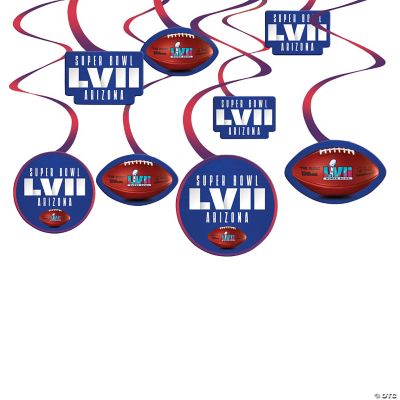 NFL® Super Bowl LVII Hanging Swirl Decorations – 12 Pc.