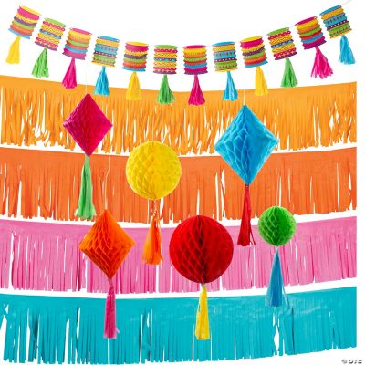 Fiesta Hanging Decorations Kit 17 Pc.