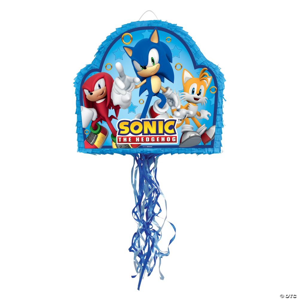 Sonic the HedgehogTM PullString Piata Blue