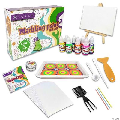 Loako Marbling Painting Art Kit for Kids Oriental Trading