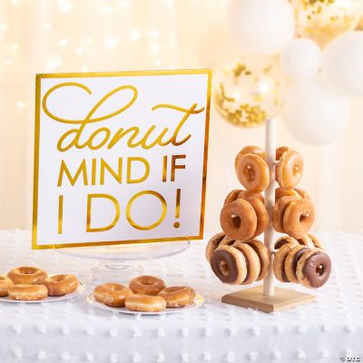 Donut Mind If I Do Sign with Easel | Oriental Trading