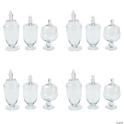 Bulk Glass Jar Set 12 Pc. Oriental Trading