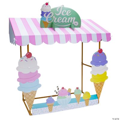 Ice Cream Tabletop Hut with Frame 2 Pc. Oriental Trading