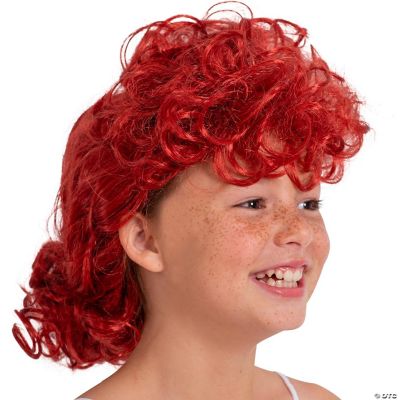 Auburn Lucy Costume Wig Red 50s Housewife Costume Hair Updo Wigs