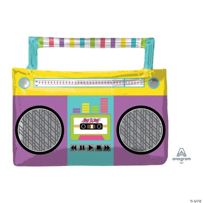 Retro Boombox 27" Mylar Balloon Oriental Trading