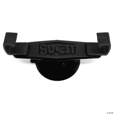 Patented Silicone Suction Cup Phone Holder Stand Black with Black Clips