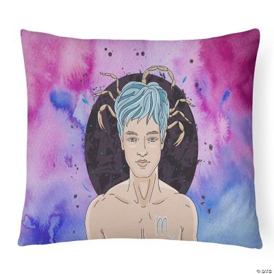 Caroline's Treasures Scorpio Zodiac Sign Canvas Fabric Decorative