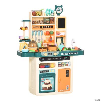 Qaba Kids Play Kitchen Cooking Toy Set Educational Pretend Role