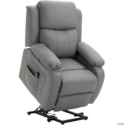 Living Room Power Lift Chair PU Leather Electric Recliner Sofa