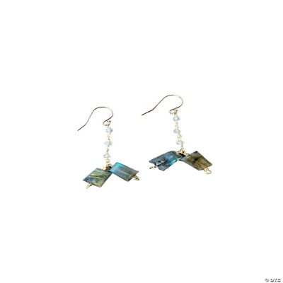 A Blonde and Her Bag Jewelry La Jolla Earring in Labradorite