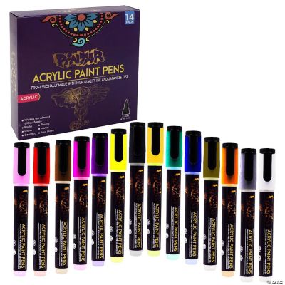 Pintar Acrylic Paint Markers - 14 Pack With 5 mm Tips / Default