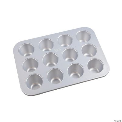 Recycled stainless steel muffin tin for 12 muffins