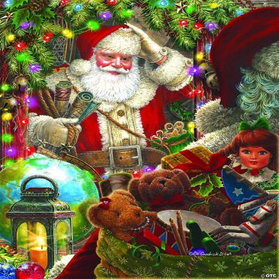 Sunsout Ready to Go Santa 1000 pc Jigsaw Puzzle | Oriental Trading