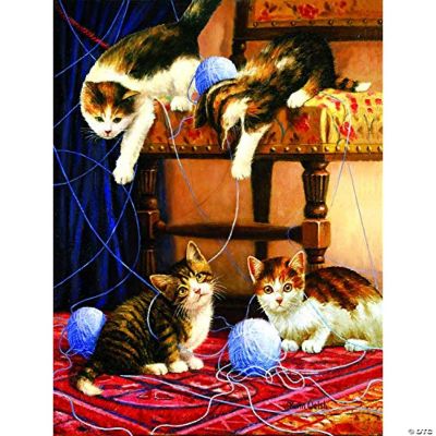 Sunsout Balls of Yarn 500 pc Jigsaw Puzzle Oriental Trading