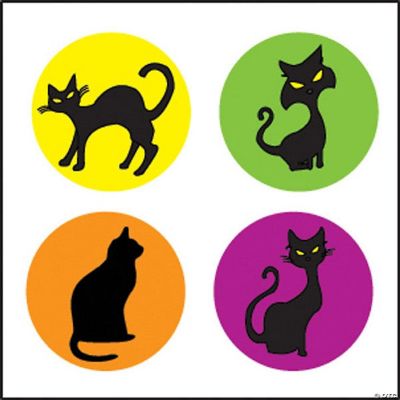 Creative Shapes Etc. - Incentive Stickers - Cats | Oriental Trading