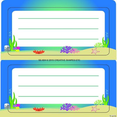 Creative Shapes Etc. - Nametag - Under The Sea | Oriental Trading