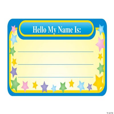 Creative Shapes Etc. - Nametag - My Name Is | Oriental Trading