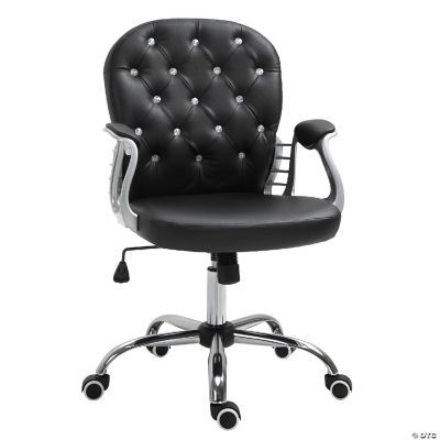 Vinsetto Executive Chair with Adjustable Height & Swivel, 264 lb. Capacity, Black