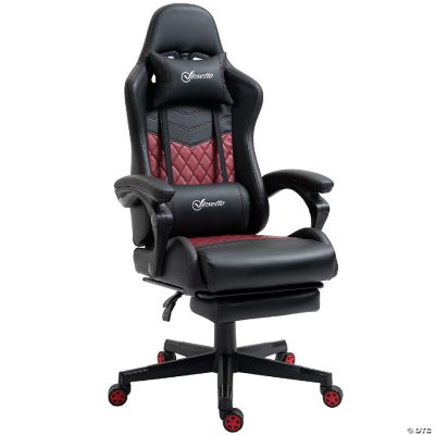 Vinsetto Racing Gaming Chair Diamond PU Leather Office Gamer Chair High
