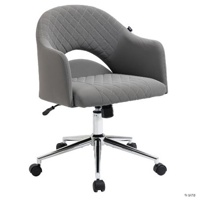 Vinsetto Mid Back Home Office Chair Computer Desk Chair with Adjustable