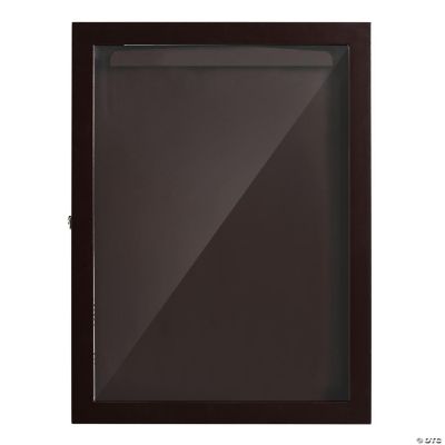 HOMCOM Black 24 x 32 Jersey Display Case, Memorabilia Acrylic