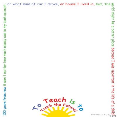 Creative Shapes Etc. - Designer Paper - Touch The Future (50 Sheet Package)