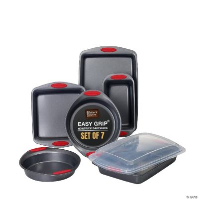 Baker's Secret Baking Pan Set of 7x Nonstick Pan Bakeware Pans Cupcake pans, Muffin pan, Baking