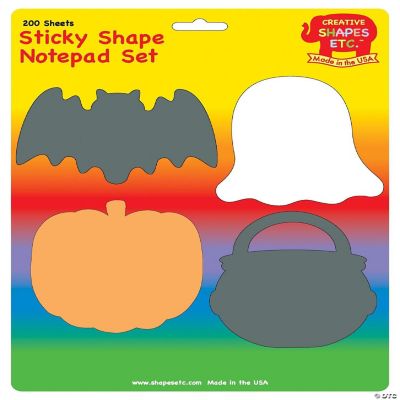 Creative Shapes Etc. - Sticky Notepad Set - Halloween