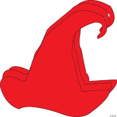 Creative Shapes Etc. Santa Hat Small Single Color Creative Cutout