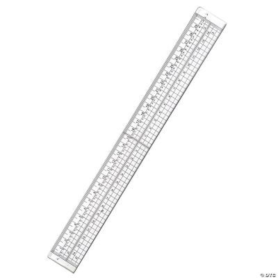 Nellie's Choice Cutting Ruler with Metal Strip | Oriental Trading