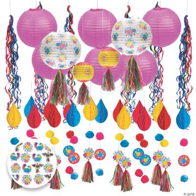 Fiesta Floral Party Decorating Kit - 168 Pc.