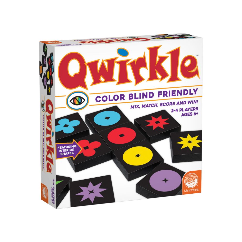 QwirkleTM: Color Blind Friendly Family Game From MindWare